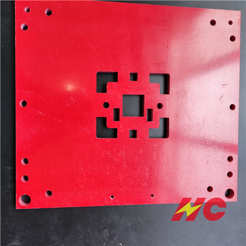 UPGM rouge 203 HM2471 a stratifié la feuille d'isolation de fibre de verre