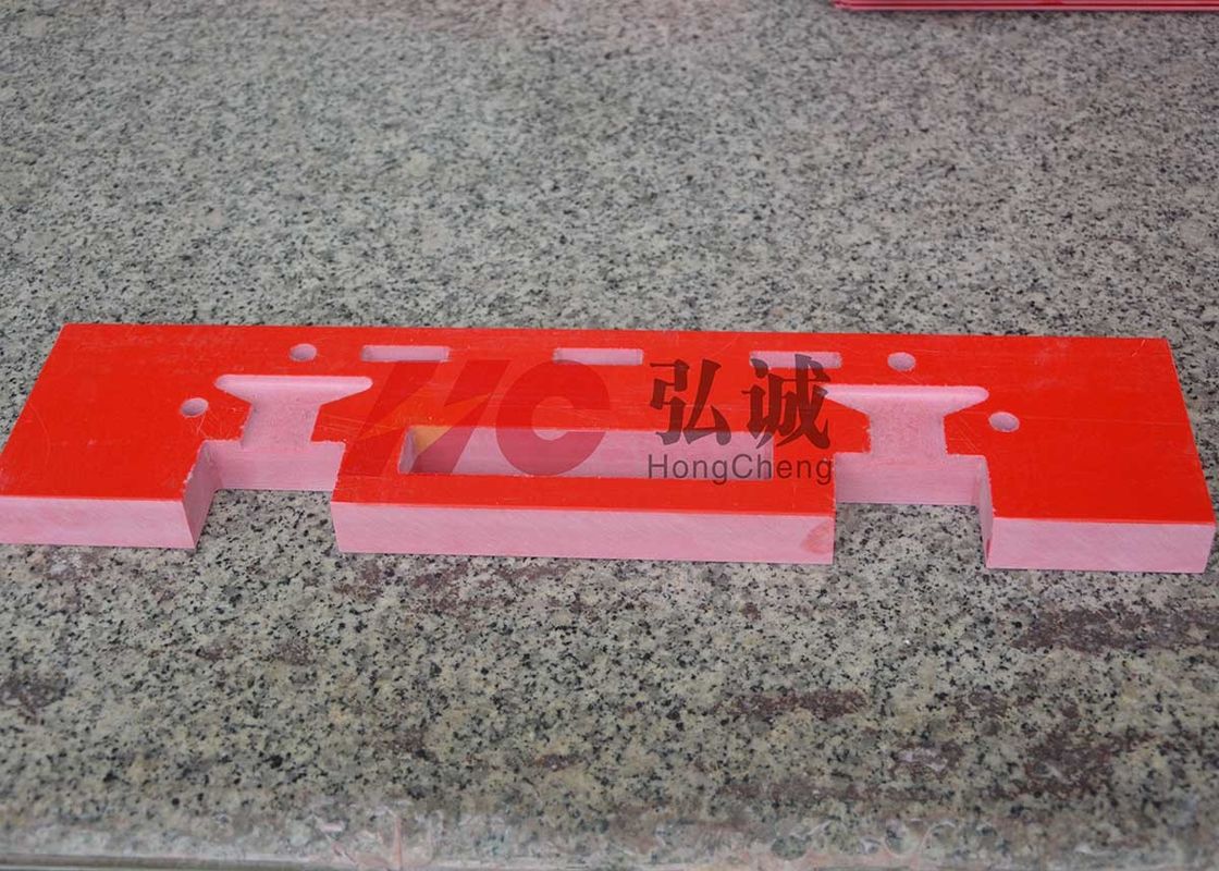 Feuille de stratifié de rouge de la certification GPO3 DIN 5510, feuille de plat de fibre de verre