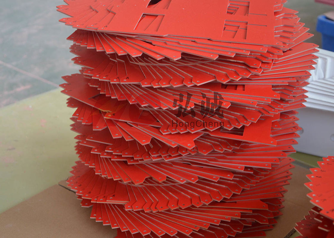 Force à haute résistance de polyester de stratifié de feuille rouge insaturée d'Upgm 203